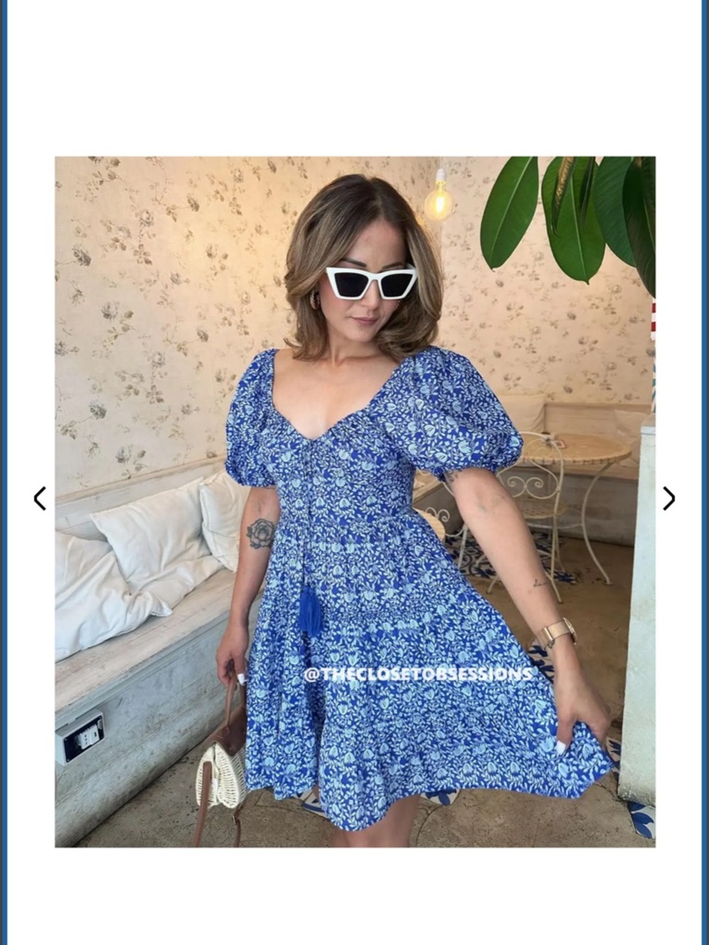 ZARA PRINTED SHORT DRESS - Picture 8 of 15